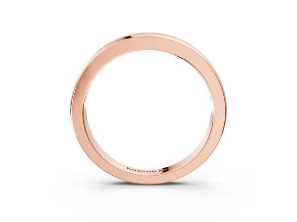Rose gold Channel-Set Baguette Diamond Eternity Band