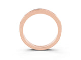 Rose gold Channel Set Princess Cut Amethyst Eternity Band_12