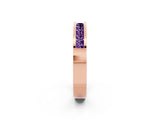 Rose gold Channel Set Princess Cut Amethyst Eternity Band_38