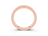 Rose gold Channel Set Princess Cut Aquamarine Eternity Band_27