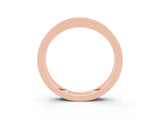 Rose gold Channel Set Princess Cut Blue Topaz Eternity Band_27