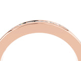 Rose gold Channel Set Princess Cut Moissanite Eternity Band_10