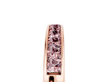Rose gold Channel Set Princess Cut Morganite Eternity Band_11