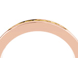 Rose gold Channel Set Princess Cut Yellow Sapphire Eternity Band_22