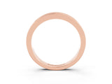Rose gold Channel Set Round Blue Sapphire Eternity Band_9