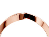 Rose gold Channel Set Round Diamond Contour Band_6