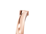 Rose gold Channel Set Round Diamond Contour Band_7