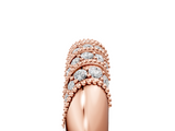 Rose gold Channel Set Round Diamond Dome Band_26