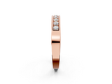 Rose gold Channel-Set Round Diamond Eternity Band with Shared Prong Setting_6