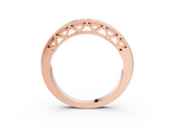 Rose gold Channel-Set Round Diamond Eternity Band with Shared Prong Setting_7