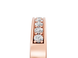 Rose gold Channel-Set Round Diamond Eternity Band with Shared Prong Setting_9