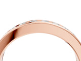 Rose gold Channel-Set Round Diamond Eternity Band_6