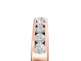 Rose gold Channel-Set Round Diamond Eternity Band_7
