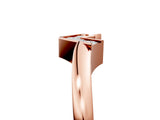 Rose gold Channel-Set Round Diamond Twist Band_9