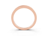 Rose gold Channel Set Round Emerald Eternity Band_9