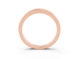 Rose gold Channel Set Round Green Sapphire Eternity Band_9