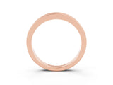 Rose gold Channel Set Round Morganite Eternity Band_9