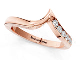 Rose gold Chevron Diamond Pavé Twist Band_3