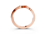 Rose gold Chevron Diamond Pavé Twist Band_5
