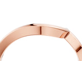 Rose gold Chevron V-Shaped Contour Band_8