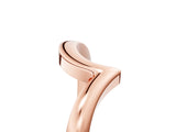 Rose gold Chevron V-Shaped Contour Band_9