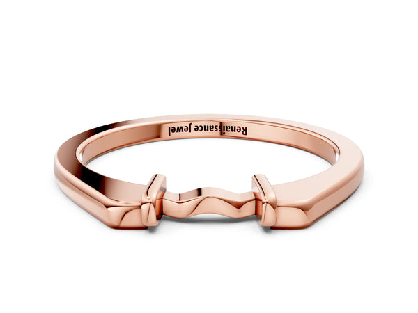 Rose gold Classic Knot Twist Band