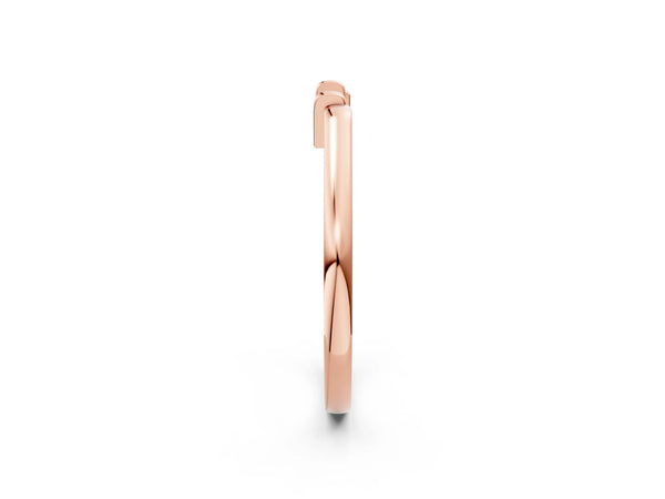 Rose gold Classic Knot Twist Band