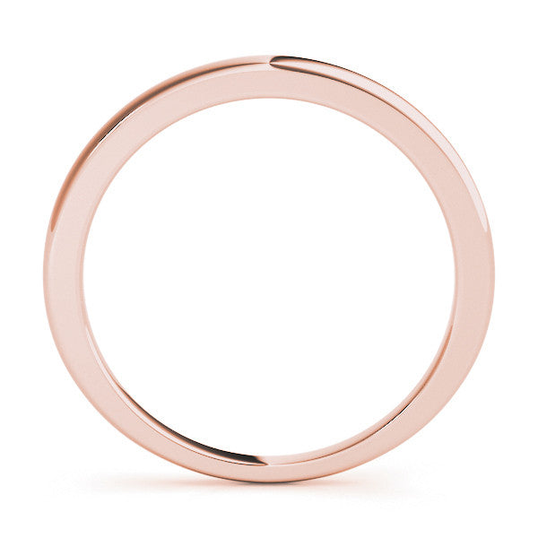 Rose gold Classic Plain Metal Band 2