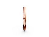 Rose gold Classic Plain Metal Band_108