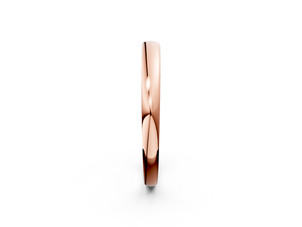Rose gold Classic Plain Metal Band