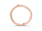 Rose gold Classic Plain Metal Band_109