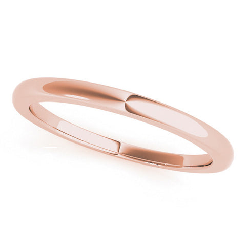 Rose gold Classic Plain Metal Band