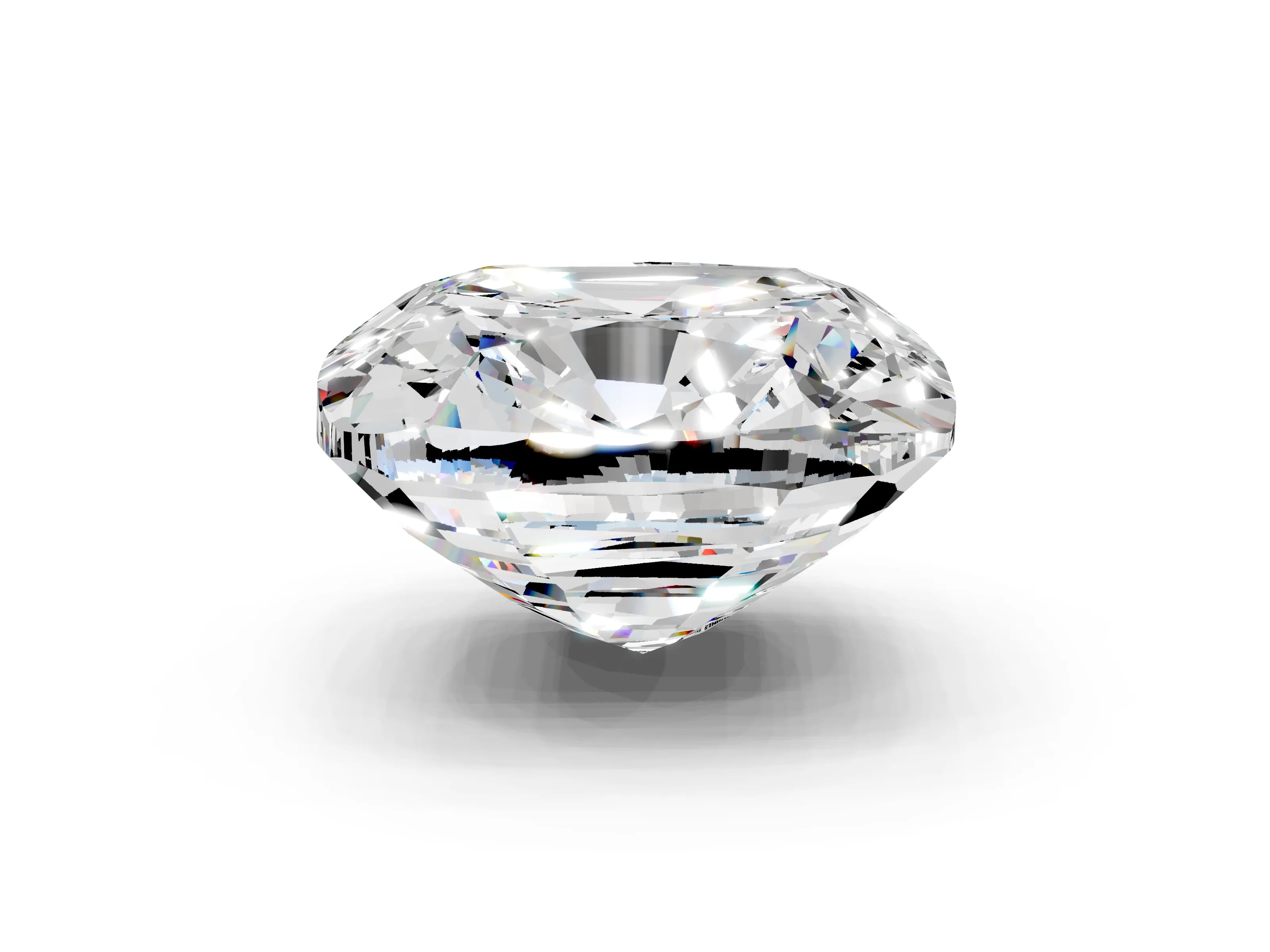 Rose gold Cushion Cut Diamond Cluster Pavé Band with Four-Prong Setting_3