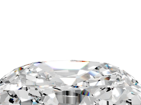Rose gold Cushion Cut Diamond Cluster Pavé Band with Four-Prong Setting_4