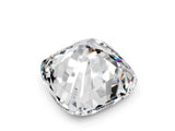 Rose gold Cushion Cut Diamond Cluster Pavé Band with Four-Prong Setting