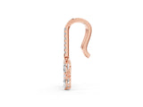Rose gold Cushion Cut Diamond Multi-Shape Drop Earrings_33