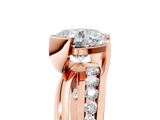 Rose gold Cushion Solitaire Channel-Set Split Shank Ring with Tension Prong Setting_20