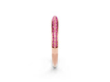Rose gold Double Row Pavé Round Pink Sapphire Eternity Band with Channel Setting_20