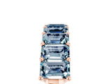 Rose gold Emerald Cut Aquamarine Prong-Set Eternity Band_11