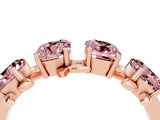 Rose gold Emerald Cut Morganite Prong-Set Half Eternity Band_22
