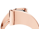Rose gold Fancy Black Asscher Cut Solitaire Tension-Set Diamond Split Shank Ring_10