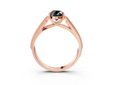 Rose gold Fancy Black Oval Cut Cut Pave Split Shank Engagement Ring with Four-Prong Setting_3