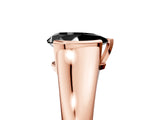 Rose gold Fancy Black Pear Cut Solitaire Tension Set Diamond Ring with Split Shank Band_5