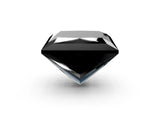 Rose gold Fancy Black Princess Cut Halo Round Diamond Solitaire Ring with Pavé Band and Four-Prong Setting_50