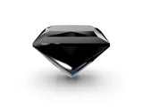 Rose gold Fancy Black Princess Cut Halo Round Diamond Solitaire Ring with Pavé Band and Four-Prong Setting_51