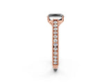 Rose gold Fancy Black Radiant Cut Cut Pave Band Milgrain Solitaire Ring_25