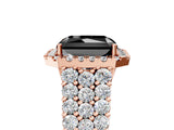 Rose gold Fancy Black Radiant Cut Halo Pavé Diamond Engagement Ring with Split Shank and Four-Prong Setting_8