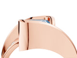 Rose gold Fancy Blue Asscher Cut Solitaire Tension-Set Diamond Split Shank Ring_16
