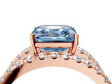 Rose gold Fancy Blue Asscher  Solitaire Split Shank Pave Diamond Ring_50