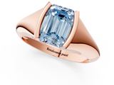 Rose gold Fancy Blue Emerald  Solitaire Tension Set Diamond Ring_21